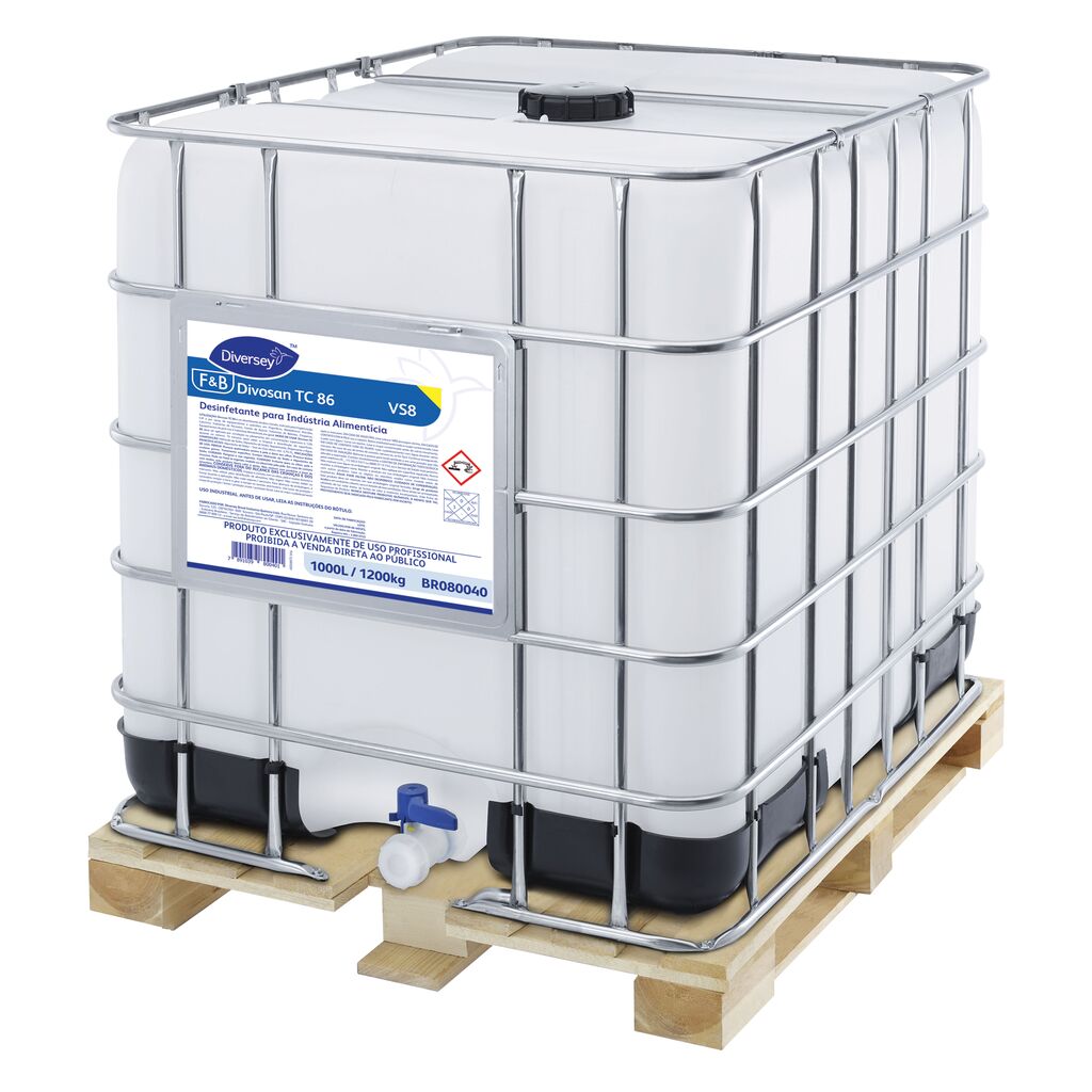 DIVOSAN TC 86 VS8 1000L - DESINFETANTE PARA INDÚSTRIA ALIMENTÍCIA